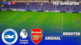 Brighton vs Arsenal | Premier League | PES 2021 Simulation screenshot 1