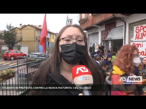 STUDENTI IN PROTESTA CONTRO LA NUOVA MATURITA’ | 04/02/2022