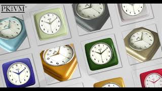 See our new launch clocks at Amazon.com, 9 inch Retro Color Indoor Wall Clock 9 colors
