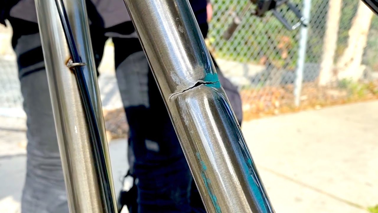 HOW TO CRACK YOUR BMX BIKE *INSANE* - YouTube