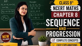 Class 9th chapter 8(sequence and progression) ex 8.1 new ncert by harsh Mam