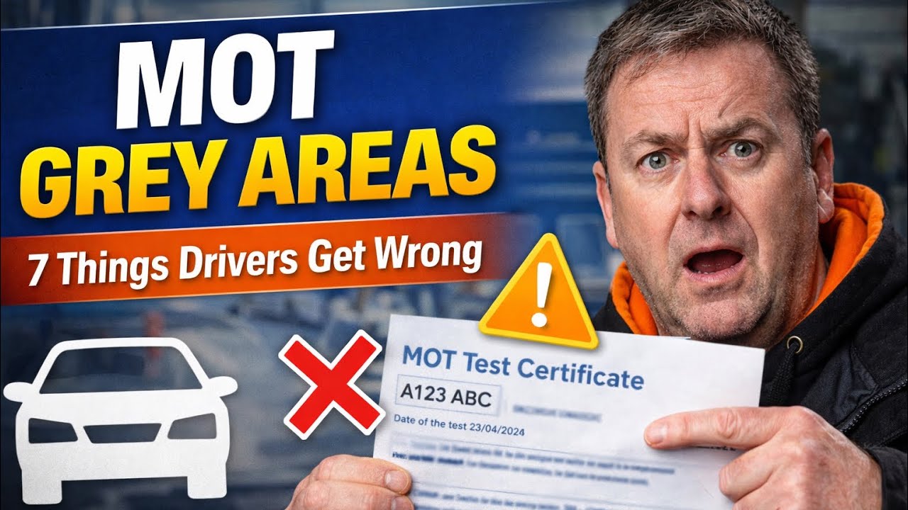 7 MOT Grey Areas That Confuse Most UK Drivers