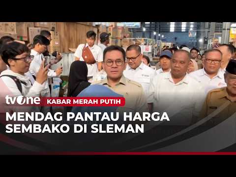 Menteri Perdagangan Pantau Harga Sembako di Sleman