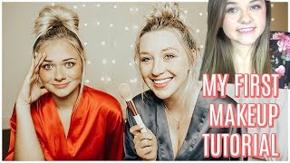 REACTING TO & RECREATING MY FIRST MAKEUP TUTORIAL