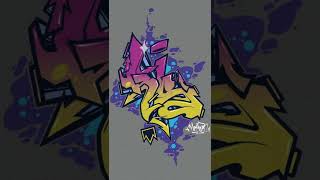 graffiti sketch - speedart - infinite painter