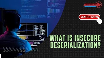 insecure deserialization | Insecure Deserialization explained with examples #insecuredeserialization