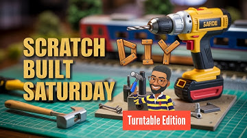 BUILDING a 32 inch MODEL TRAIN Turntable with My Own Hands!