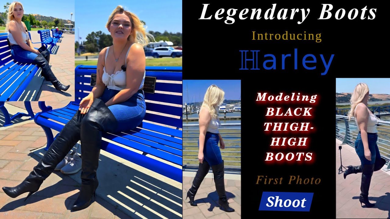 «Легендарные ботинки». Встречайте Харли: ее первое фотосессионное видео и прогулка в винтажных бо...