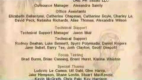 Hellboy: The Science of Evil - PSP End Credits