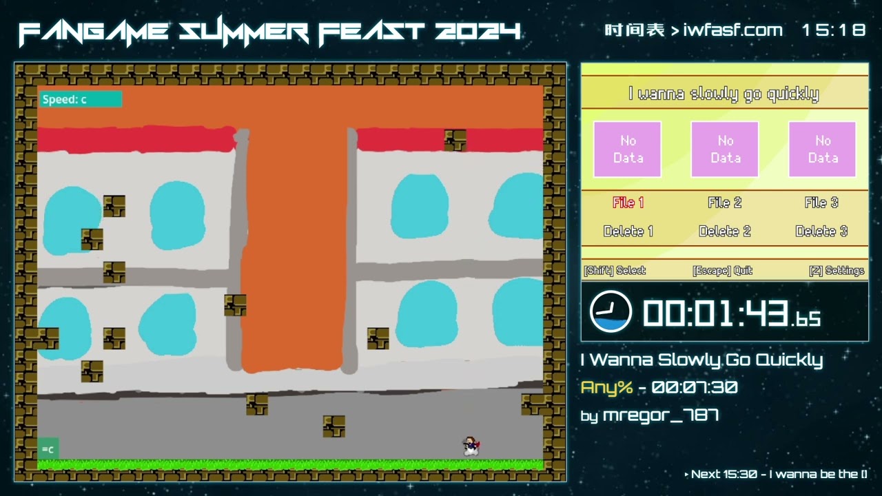 【FASF2024】Run 7 - I Wanna Slowly Go Quickly Any% by mregor_787