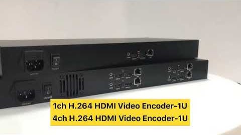 EH114 1U 4 Channels HDMI input and 4 channels HDMI+IP output Video Encoder