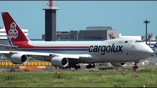 Cargolux Boeing 747-8F LX-VCD Takeoff from NRT 16R