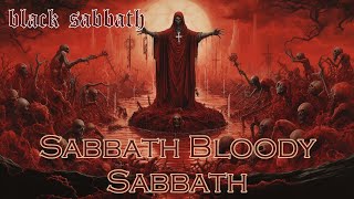 Sabbath Bloody Sabbath by Black Sabbath - lyrics as images generated by an AI