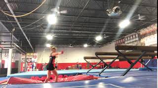 Double Twist Beam Dismount