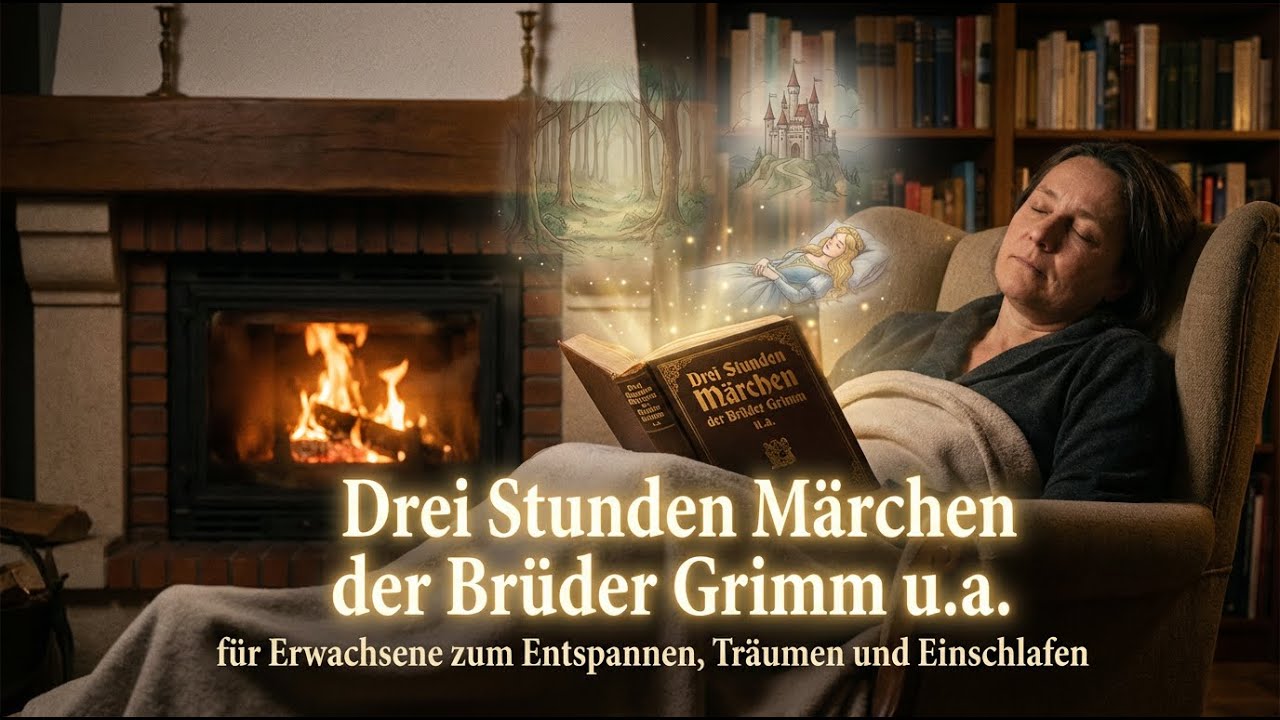 Drei Stunden Märchen der Brüder Grimm für Erwachsene zum Entspannen, Einschlafen und Träumen