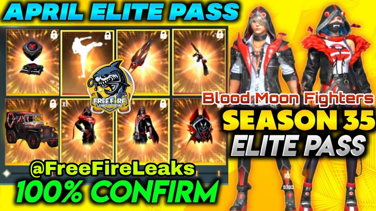 Elite Pass season 35 - April 2021 | All items review | Blood Wing city Season 35 Elite Pass