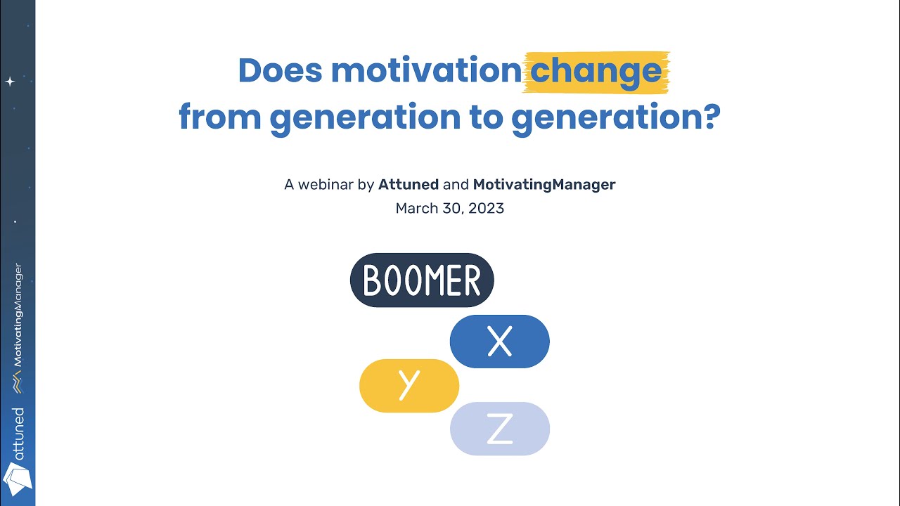 Webinar: Does motivation change from generation to generation? - YouTube