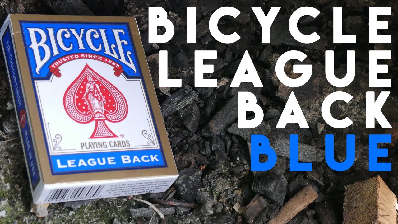 Deck Review - Bicycle League Back Blue Edition Playing Cards [HD-4K]