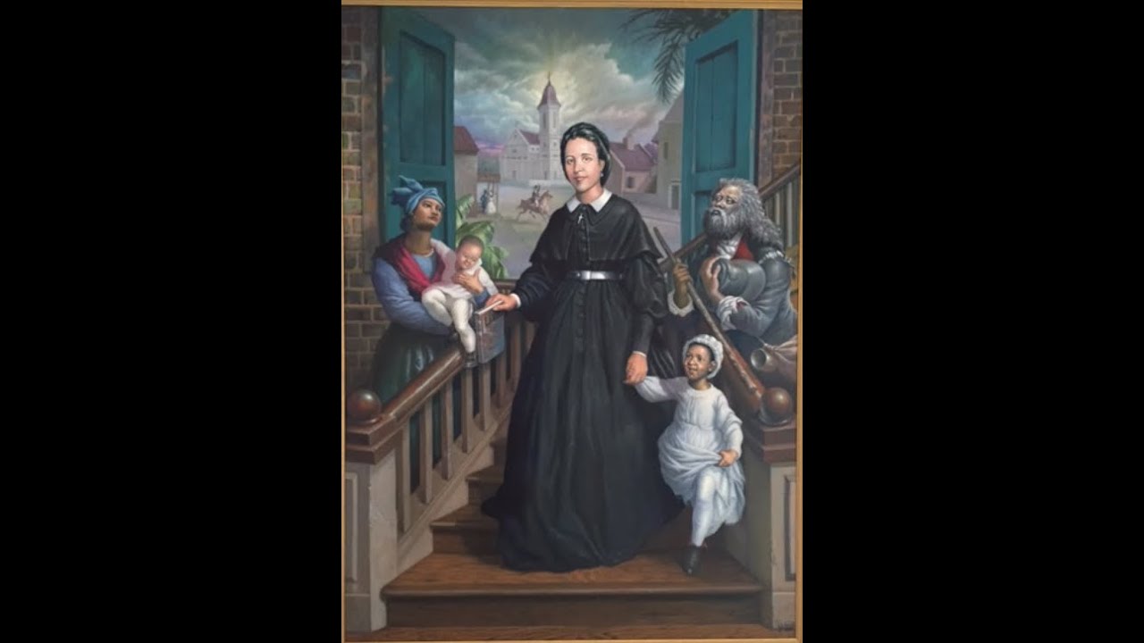 "Four Holy Women Saints" by Sister Lieux, RSCJ.