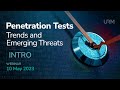 Webinar - Penetration Tests Trends and Emerging Threats - Intro