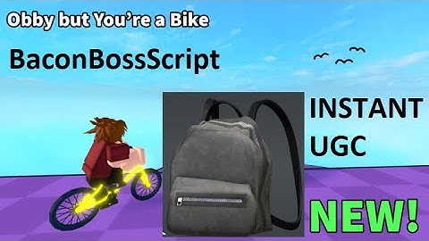 [FREE UGC] Obby But You’re On a Bike (INSTANT UGC)
