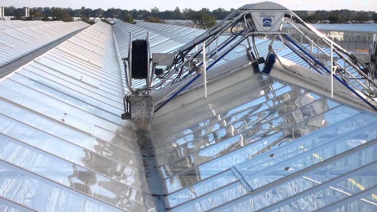 Roofmaster Greenhouse Roof Washer Agro Care Growers Wide Gutter