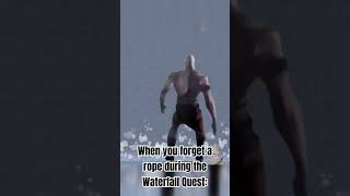 When you forget a rope during the Waterfall Quest #osrs #shorts