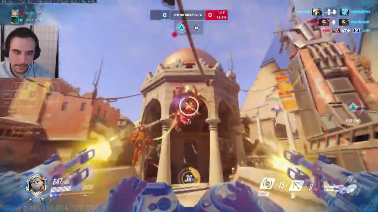 #1 RANK YEATLE HAMMOND OVERWATCH GAMEPLAY SEASON 26 TOP 500