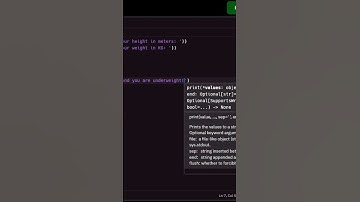 python bmi calculator: build a simple solution #shorts #trending #python