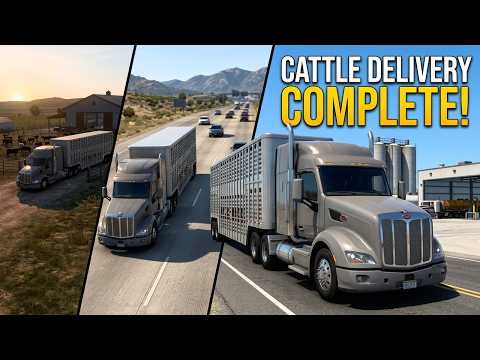 Transporting Live Cattle Across Texas Simulation Games video image
