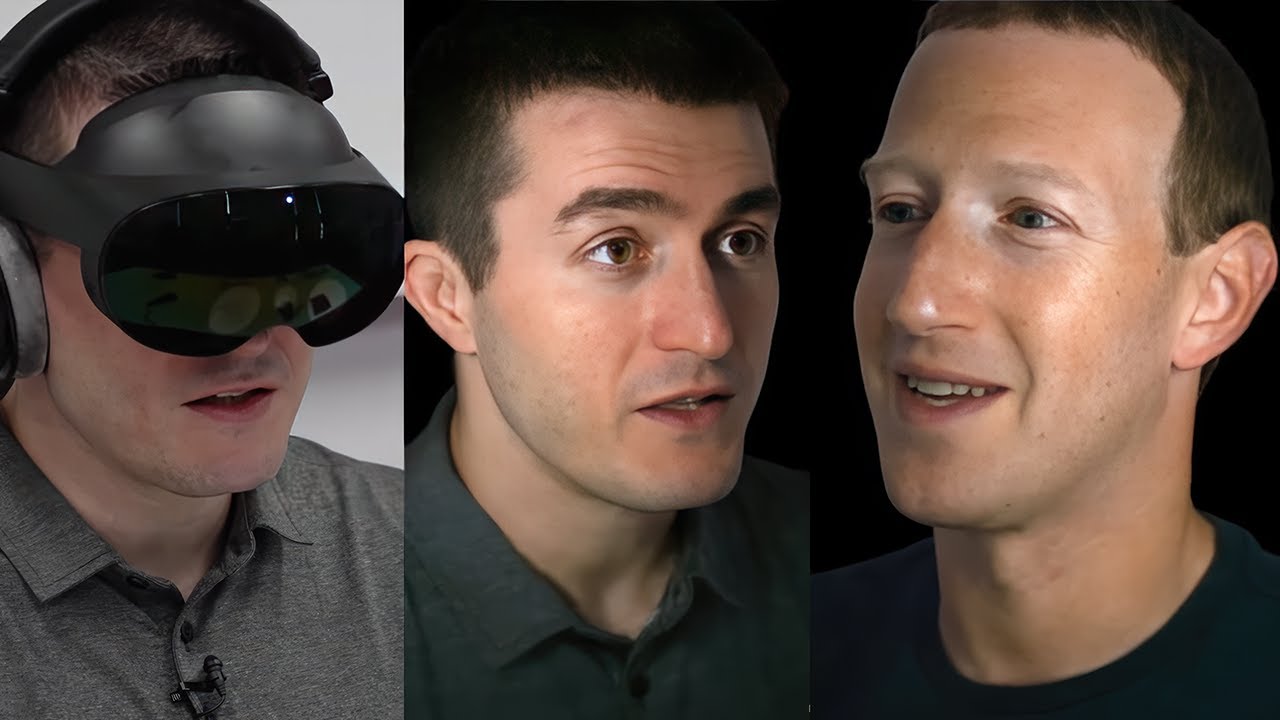 Zuckerberg and Lex Fridman just had the first photo realistic intervie