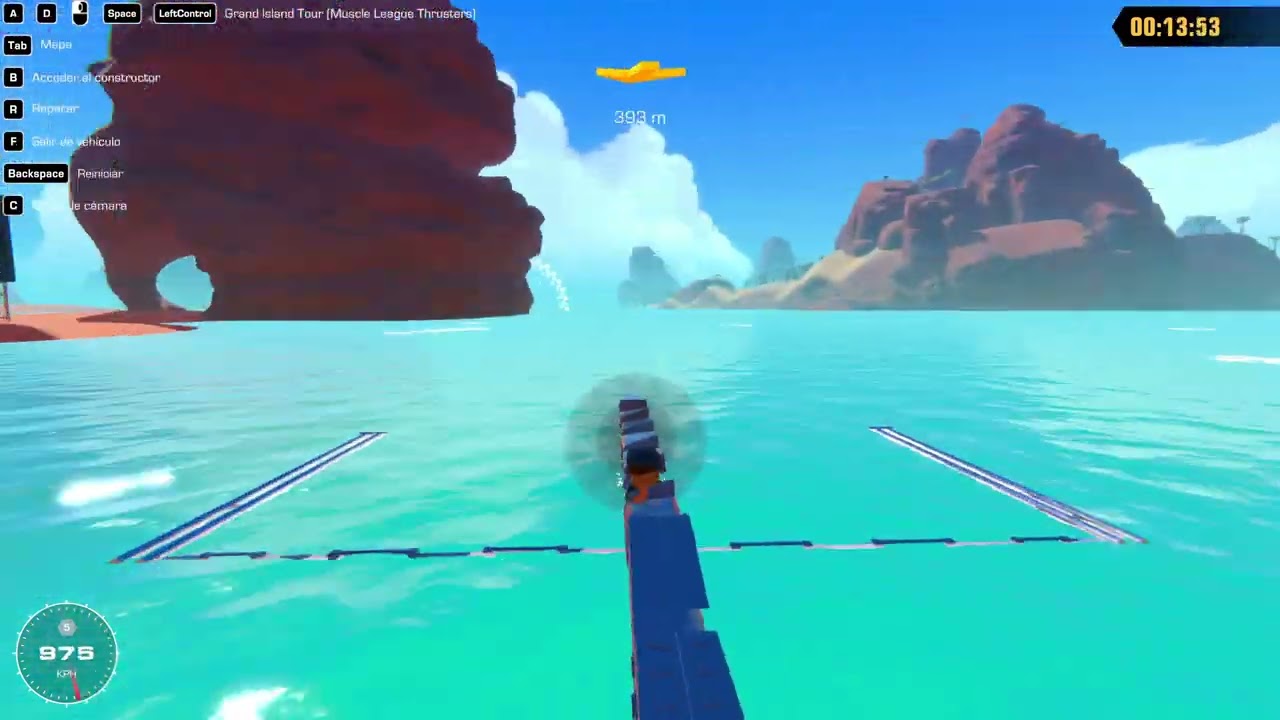 Trailmakers Race Island Grand Island Tour (Muscle League, Thrusters) 28.35s (WR)