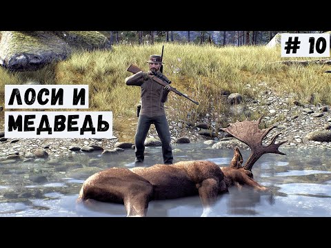 Видео: УБРАТЬ КАПКАНЫ - Way of the Hunter - ДВА ЛОСЯ И БАРИБАЛ # 10