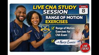(Part 2) Range of Motion (ROM) - LIVE CNA Study Session with Nurse Eunice | Day 3 of 4