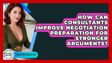 How Can Consultants Improve Negotiation Preparation For Stronger Arguments? - Consulting Career Hub