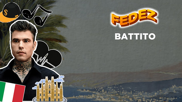 Fedez - Battito (Lyric Video) | The Best of Musica Italiana