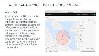Adobe Places Service– What is POI (Point of Interest) and Library?  How to do bulk upload of POIs? screenshot 3