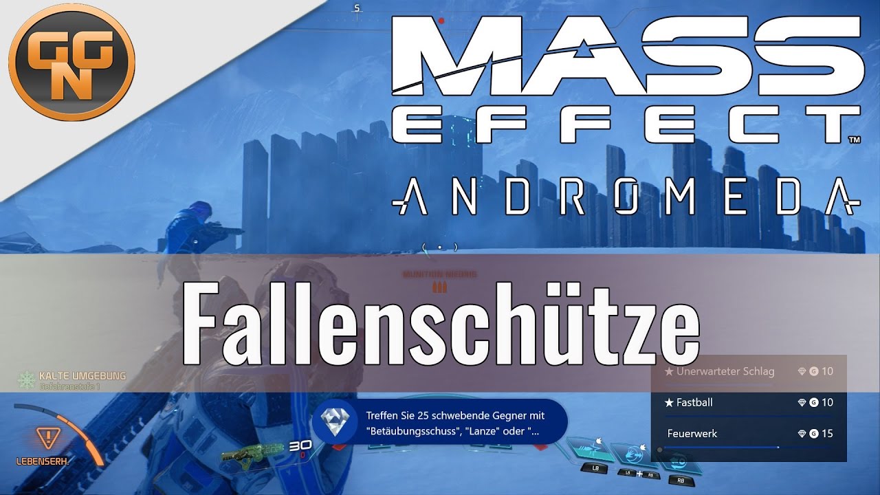 Mass Effect Andromeda Guide: Fallenschütze - Trapshooter Trophy / Achievement Guide - YouTube