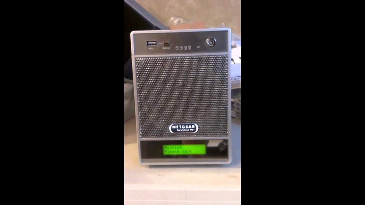 Netgear ReadyNAS NV+ stuck on booting please wait