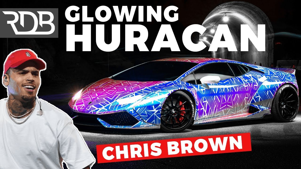 RDBLA CHRIS BROWN'S GLOWING COLOR CHANGING LAMBORGHINI HURACAN! *CRAZY ONE  OF A KIND* - YouTube