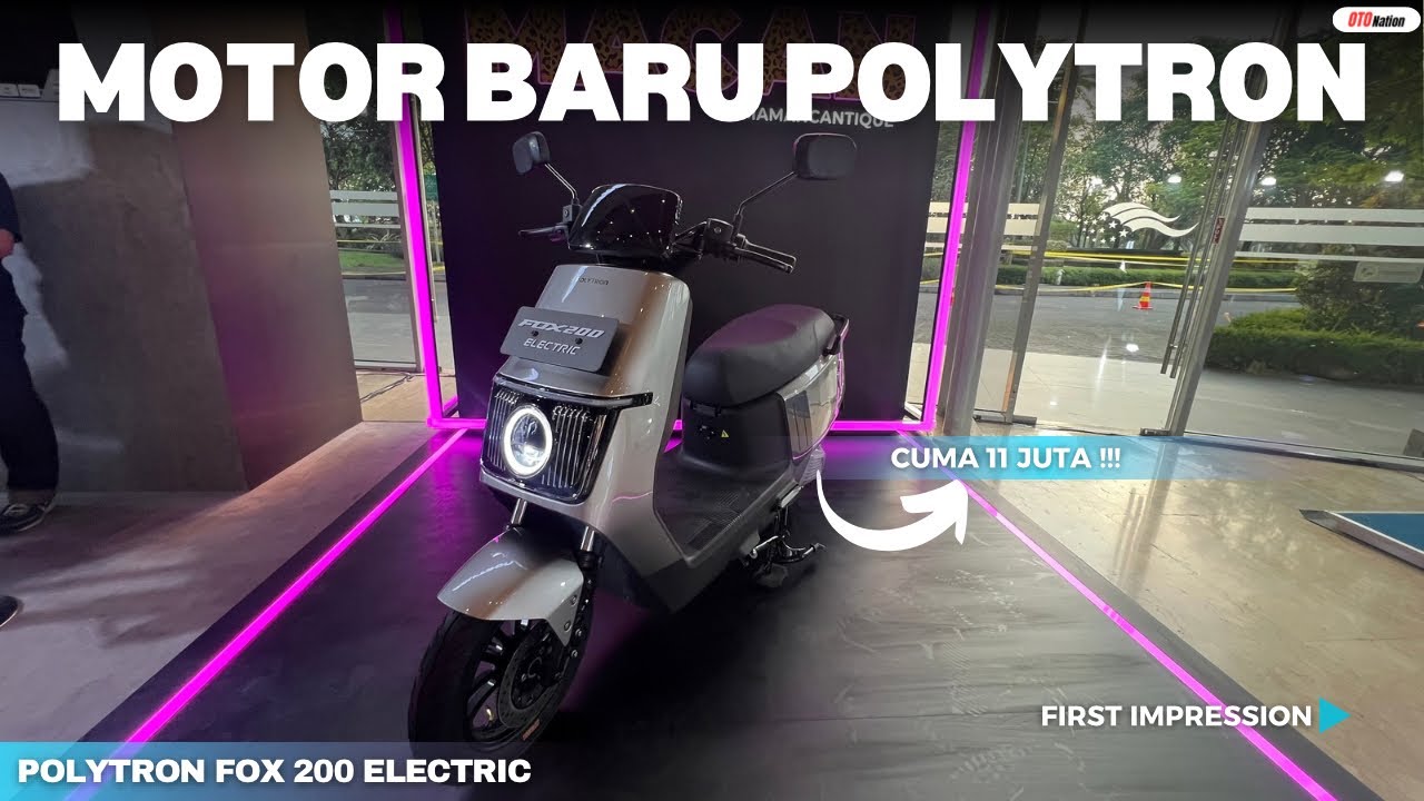 Polytron Fox 200 EV 2025 || Dibuat Untuk Emak-Emak‼️11 Jutaan Aja‼️Anti Sen Kiri Belok Kanan🤣