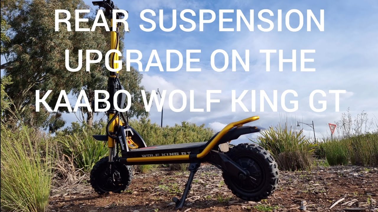 Kaabo Wolf King GT Rear Suspension Upgrade YouTube