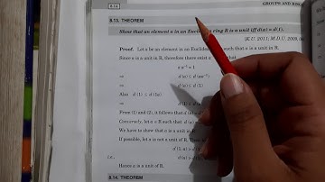 B.Sc./B.A.III || Groups and Rings || lecture- 48