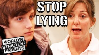 Teen Lies and Gets Searched On By Parents | World's Strictest Parents