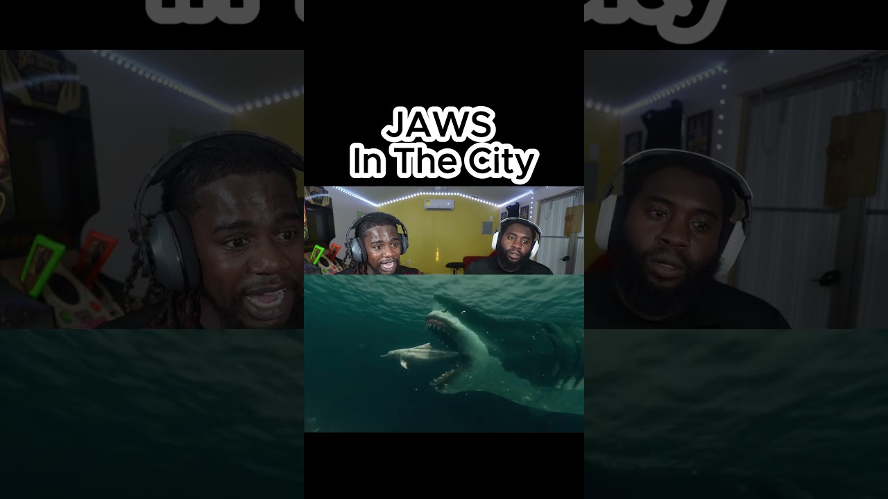 They Tried To Keep Filming! #jaws #shorts #viral #funny #animation #smokecountyjk #animation #fyp