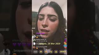 Francely canta Atrévete-te-te en vivo por Instagram