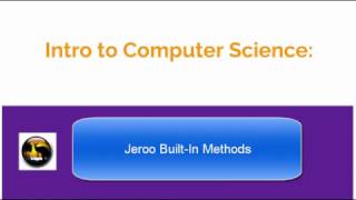Intro CS: Jeroo - Introduction to Built-In Methods