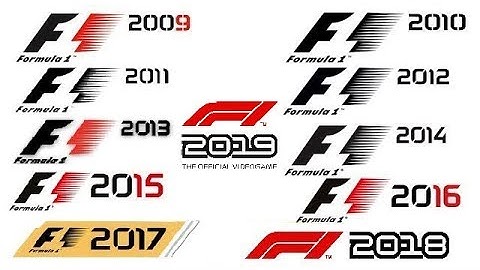 F1 game trailer compilation (2009 to 2019)