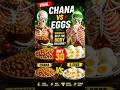Day-30: Chana vs Eggs 💪 Who Became More Powerful? #Shorts