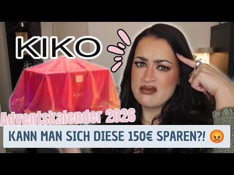 FOR €150?! 😱 THE 2026 KIKO ADVENT CALENDAR 🎁 IS PRETTY BOLD 😡 PREVIEW